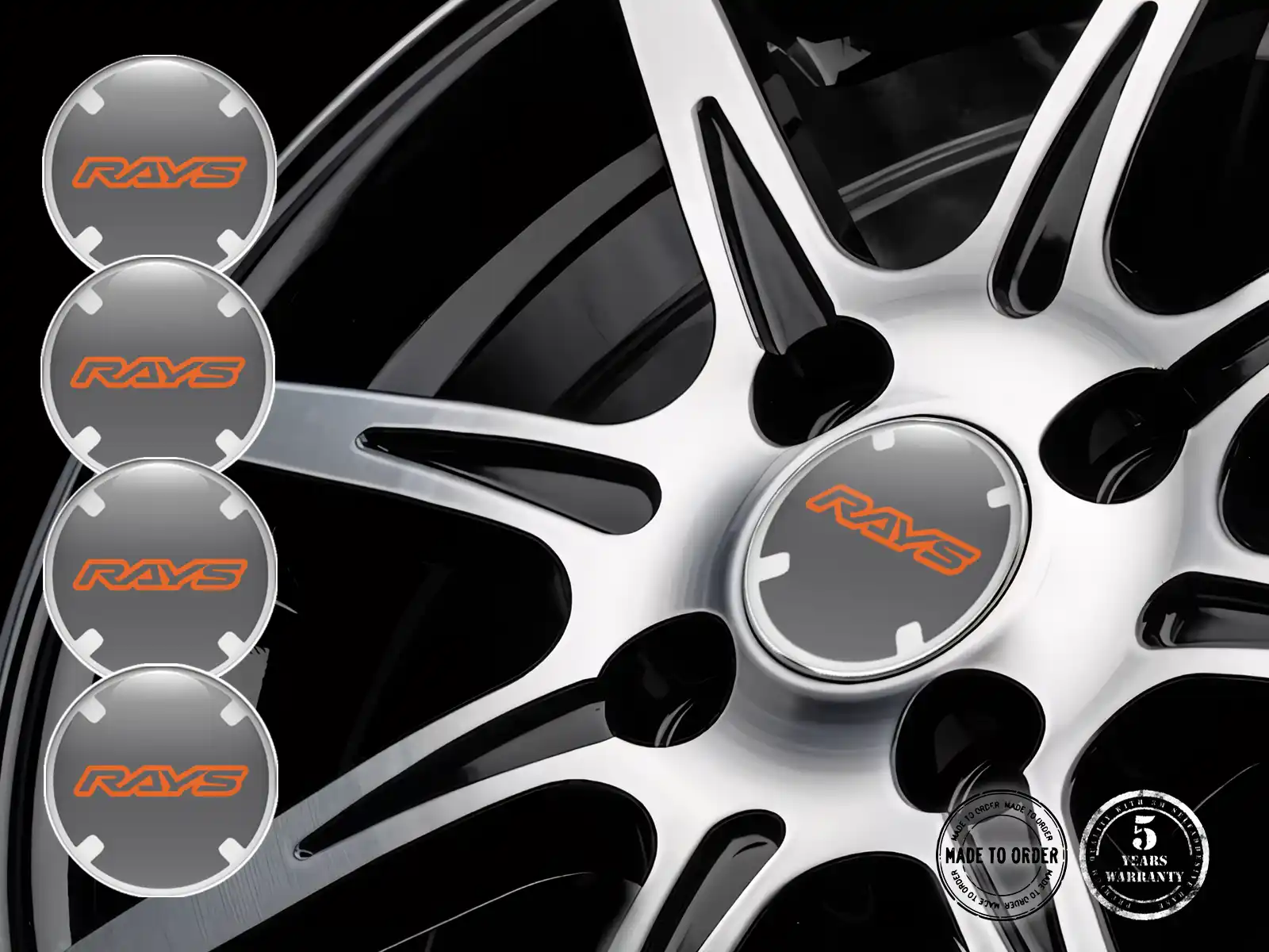 Rays Silikonsticker Ausgabe Premium Felgendekoration